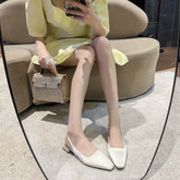 Women's Toe High Summer French Style All-matching Closed Heels
